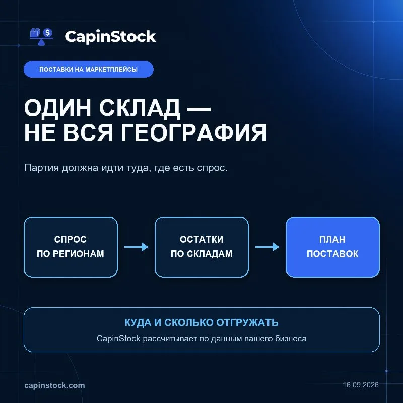 Один склад — не вся география
