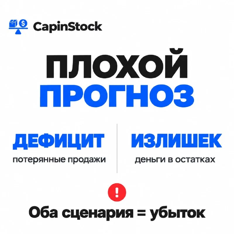 Почему бизнес теряет прибыль не из-за продаж, а из-за прогноза